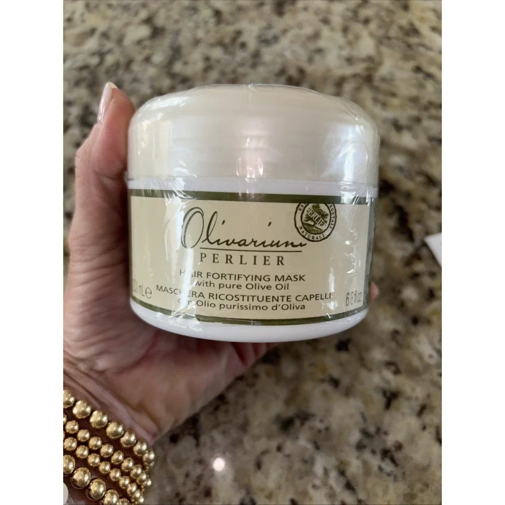 Olivarium Perlier - Hair Fortifying Mask w Pure Olive Oil SEALED 6.8oz Italy3368